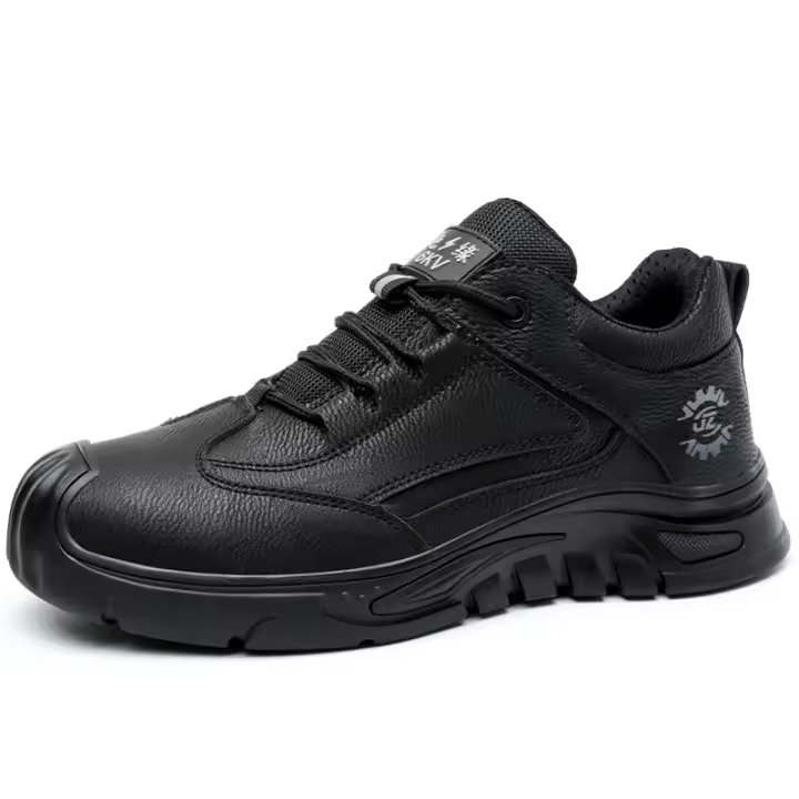 Los hombres de trabajo de seguros de zapatos anti-smash anti-perforación aislados cuatro estaciones de trabajo ligero resistente al desgaste zapatos impermeables de la obra - 1