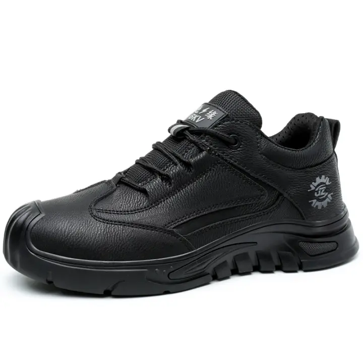 Los hombres de trabajo de seguros de zapatos anti-smash anti-perforación aislados cuatro estaciones de trabajo ligero resistente al desgaste zapatos impermeables de la obra - 1