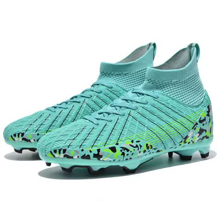 Zapatos de fútbol de caña alta para hombres y mujeres TF uñas rotas AG uñas largas césped deportes - 1