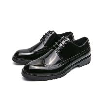 Producto más vendido 2025, zapatos de vestir de oficina de cuero genuino para hombre, estilo clásico italiano de lujo, Oxford - details 10