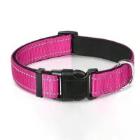Collar reflectante para perro, suave, acolchado, transpirable, rayas de seguridad, ajustable, lindo cachorro, Collar para mascota para perro pequeño, mediano y grande - details 0