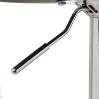 Taburetes de Cocina Giratorios en 360 ° , Juego de Sillas de Bar Regulables en Altura de 73 a 83 cm, Material Polipiel, Estructura Metal y Reposapiés, Negros ”¡Disponible en dos versiones diferentes! Elige tu opción a continuación.” - details 4