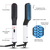 Peine Straightener Multifuncional para Hombres Calentamiento Rápido Estilo de Peluquería - details 10