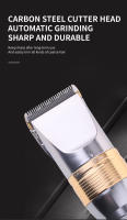 Kemei-cortadora de pelo profesional para peluquero, máquina eléctrica potente para cortar el pelo, recargable por Usb, tipo c, KM-9362 - details 4