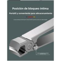 Juego de cortaúñas de 2 piezas de acero inoxidable de gran apertura, cortaúñas con pico de águila antisalpicaduras, lima de uñas de vidrio, herramienta de arte de uñas - details 5