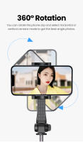UGREEN Bluetooth5.1 trípode/palo Selfie soporte 750mm extendido 10m Bluetooth obturador remoto Universal para IOS Android - details 8