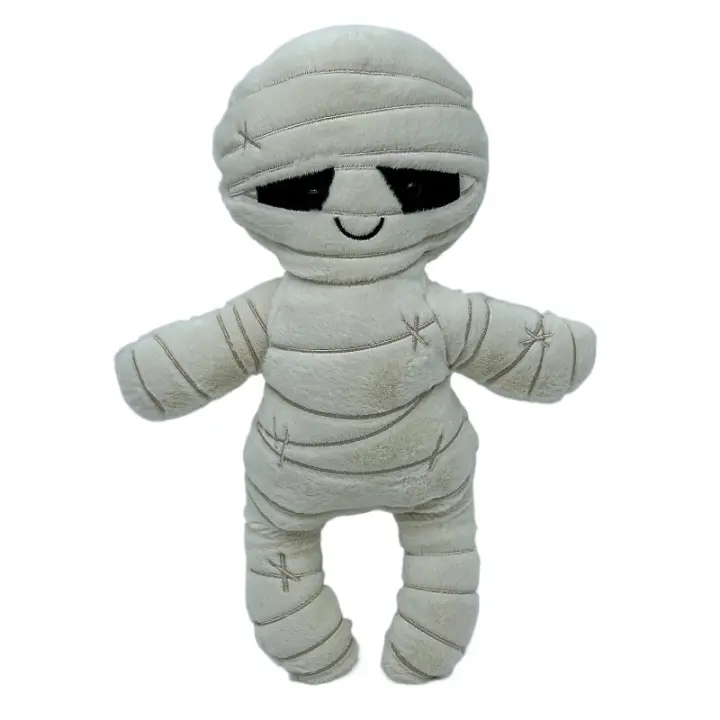 Juguete de peluche de Halloween, regalos de muñeca de peluche de momia de 13 pulgadas para niñas y niños - 1