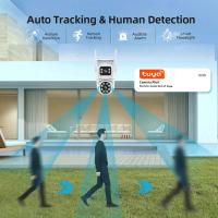 Cámara de seguridad inalámbrica Tuya Wifi de doble lente de 10 MP, PTZ, para exteriores, 4K, con pantalla dual, seguimiento automático, monitorización y videovigilancia. - details 6