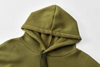 Suéter de color liso con bolsillo grande para mujer, ribete informal de dos piezas, nueva moda - details 15