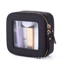 Bolsa de Maquillaje Transparente Portátil y Impermeable Caja de Almacenamiento de Cosméticos Compacta para Viajes - details 3