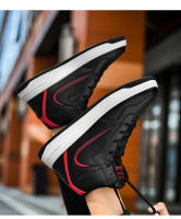 Zapatillas altas de marca para hombre, zapatos de baloncesto antideslizantes, zapatos de tenis transpirables, zapatos deportivos de cuero cómodos, zapatillas Unisex - details 18