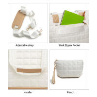 Bolso de mano acolchado para mujer, bolsa de mano acolchada para viajes al aire libre, deporte, cruzado, senderismo, paquete de fin de semana - details 8