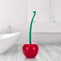 A Fun, Hidden Design, Novelty Cherry Toilet Brush, Creative Toilet Brush, Toilet Brush with Holder - details 5