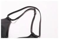 Sujetador de Yoga con cuello fruncido, ropa interior de alto impacto, Bralette acolchado de secado rápido para correr, Fitness y gimnasio - details 25