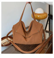 Quiero este bolso de gran capacidad, bolso de hombro informal de moda, bolso vintage mate para las axilas - details 32