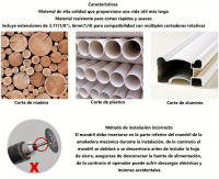 Corte de Madera con Mini Sierra Circular HSS de Alta Velocidad para Dremel Fordom Herramienta Rotativa con Juego de Ruedas de Cortadores de Plástico y Metal Suave de 1/8" y 1/4" - details 0