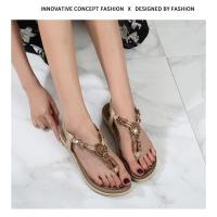 Sandalias de Tacón Alto de Verano 2025 Estilo Bohemio Chic de Madera Tejida Talla Grande - details 12