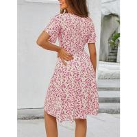 Vestido Elegante de Verano 2025 para Mujer Cuello en V, Cintura Alta Midi, Tirantes Cómodos - details 6