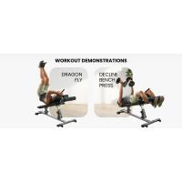 Sit-Up semicomercial de forma más fina para entrenamientos de core y prensa declinada. Manija de banco de pesas para abdominales inversos con 4 ajustes - details 3