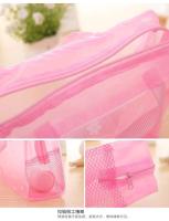 Estuches transparentes de viaje de PVC, bolsa de almacenamiento de artículos de tocador, caja de toalla, Maleta, bolsa con cremallera, bolsas organizadoras de cosméticos - details 3