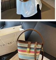 Nueva Bolsa de Verano 2025 Bolsa de Cruz Retro Versátil Estilo Tejido de Internet Famoso - details 10