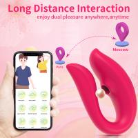 Vibrador Inalámbrico Control Remoto OOEEY para Mujeres Estimulador de Clítoris Juguetes Sexuales para Parejas Adultas Forma U Masturbador Dual - details 7