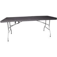 Mesa Plegable Rectangular 180x70x74cm Catering |   Mesa de resina con patas de acero plegables para eventos y terrazas |   Unidad (Blanca) - details 25