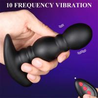Iatable-juguetes masajeadores de próstata, vibrador potente para hombres y mujeres, tapón Anal, Control remoto inalámbrico, juguete sexual para adultos 18 - details 0