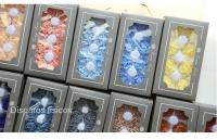 8 Gradiente Flores de hoja perenne Claveles Exquisita caja de regalo Madre Noel Día de San Valentín Día de la Mujer Regalos para - details 3