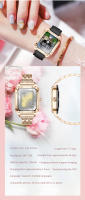 2024 Relojes de lujo de alta gama para mujer Reloj inteligente con llamada Bluetooth Reloj inteligente resistente al agua Monitor de salud de oxígeno y presión arterial Pulsera para mujer para Android iOS, regalos exquisitos para mujer - details 19