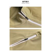 Verano polo de los hombres de deportes casuales de hielo fresco tejido de manga corta transpirable adecuado para la aptitud polo elástico - details 6