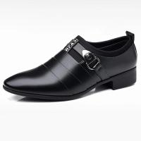 Zapatos de Cuero Clásicos para Hombres Mocasines de Punta Afilada Perfectos para Boda, Fiesta, Oficina, Vestir Casual Camisas Polo, Moda para Hombres - details 6