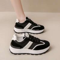 Nuevo estilo 2025, zapatos de cuña ligeros para mujer, deportes antideslizantes, soporte para arco, zapatillas rosas para correr para niñas, marca de regreso a la escuela - details 6