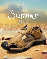 RUNSUN DAILY Sandalias de Verano Hechas a Mano Zapatos Casuales de Playa para Hombres y Mujeres - details 1