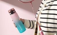 Taza de Agua Deportiva de Gran Capacidad Cambio Gradual de Color Bloqueo de Plástico de Alta Calidad Taza Portátil - details 17