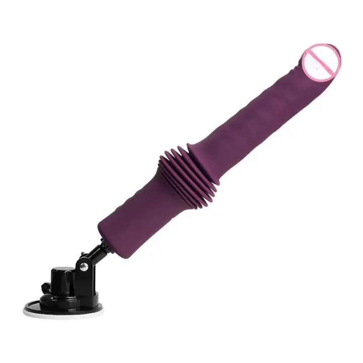Máquina de pistola telescópica completamente automática, vibrador de calefacción con control remoto, masturbador femenino, juguetes sexuales para adultos - 1
