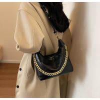 Bolso Messenger de Mujer de Alta Gama Primavera-Verano 2025 Bolso de Cubo con Hombro Único Retro Fácil de Emparejarse - details 19
