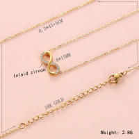 Colgante de mujer de 8 caracteres de la suerte con circonita de microchip de lujo ligero de acero inoxidable Black King - details 3
