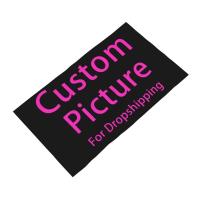 Toalla personalizada con foto personalizada, toallas de baño personalizadas de algodón con estampado DIY para piscina y playa - details 1