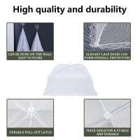Cubierta de malla plegable para alimentos, paraguas antimosquitos, transpirable, accesorios de cocina - details 10