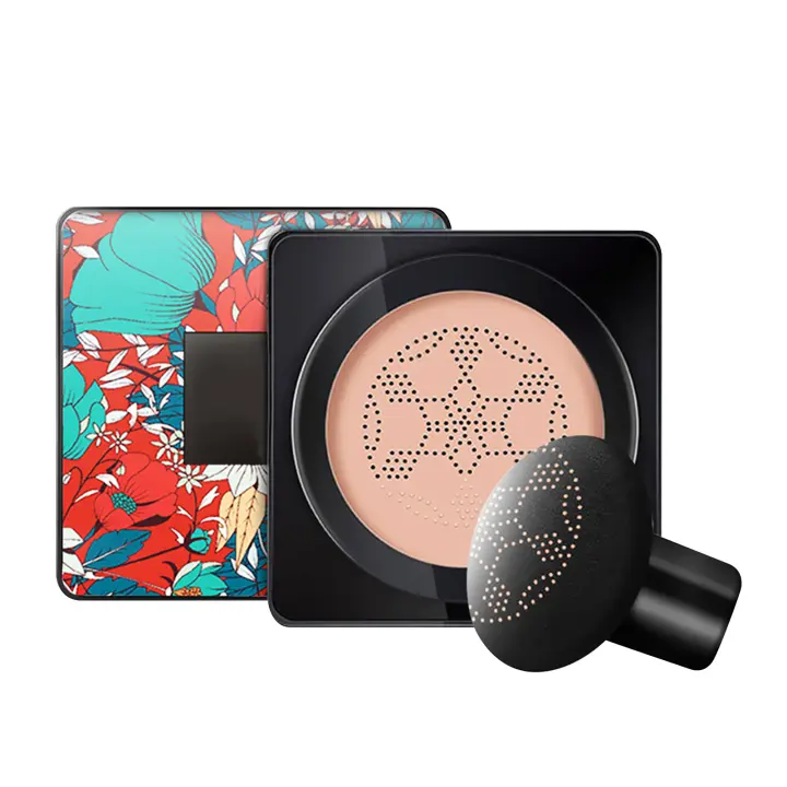 Polvo de cabeza de hongo Puff Airs Cushion BB Cream, blanqueador portátil, corrector de piel para todo tipo de piel - 1