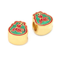 Pulseras de Brass Dorado Mate 4PCS Grande Agujero Abalorios para Hacer Joyas DIY - details 25