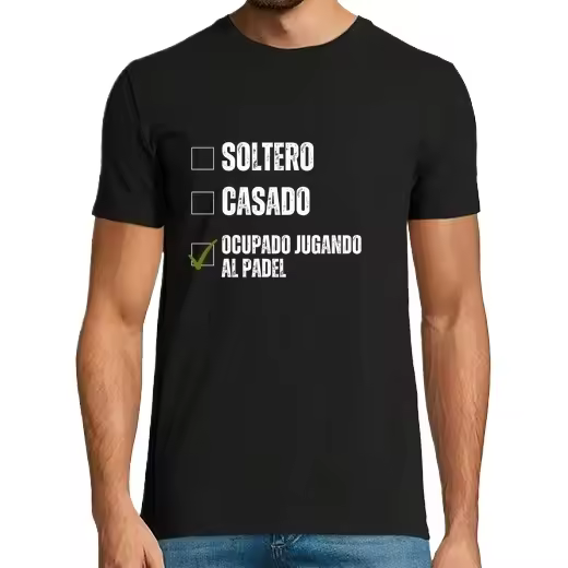 ocupado jugando al padel,Camiseta de Pádel Divertido, ropa para exteriores - 1