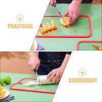 Tablas de cortar de vidrio templado para cocina, práctico, antibacteriano, antideslizante, para restaurante - details 0