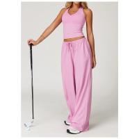 Pantalones rectos para mujer, pantalones de Yoga de cintura alta, entrenamiento para correr, mallas acampanadas, pantalones de Yoga para deportes al aire libre, pantalones atléticos - details 5