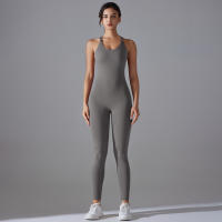 Hamidou-body de Yoga elástico, ropa de gimnasio, ropa deportiva de realce, mono de entrenamiento sin espalda, conjunto de Yoga de alta elasticidad para gimnasio - details 37