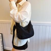 Bolso de hombro lavado de gran capacidad para mujer, bandolera de nailon informal, bolso de Dumpling de Corea de Color sólido para verano - details 13