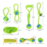 Juguete para perros, cuerda con nudo, juguetes para perros pequeños, pelota para limpieza de dientes, juguete para masticar para cachorros, juguetes interactivos para perros, accesorios para mascotas - details 0