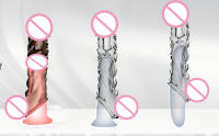Funda para pene juguetes sexuales masculinos juguetes sexuales masculinos con cerradura anillo de esperma extensor de pene de silicona para mejorar el circunferencia del pene masculino alargador pene reutilizable para parejas juguetes de pareja masculina - details 2