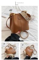 Nuevo bolso, textura de alta calidad, temperamento bandolera de hombro, bolso de cubo, bolso de mujer de tendencia de moda retro de gran capacidad - details 10